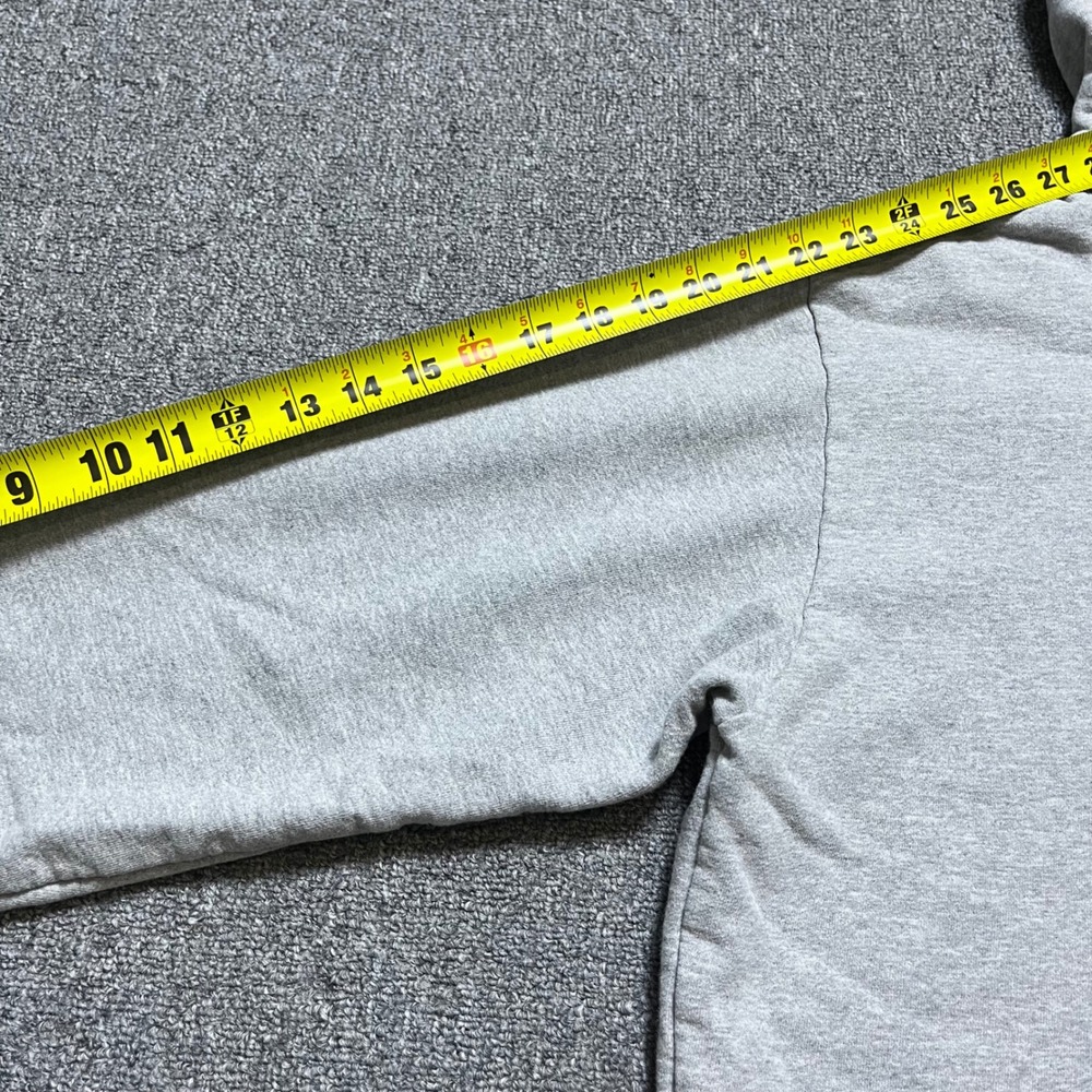 The North Face Hoodie XL Gray Pullover Logo Graphic Fleece Sweatshirt Mens - Picture 6 of 9
